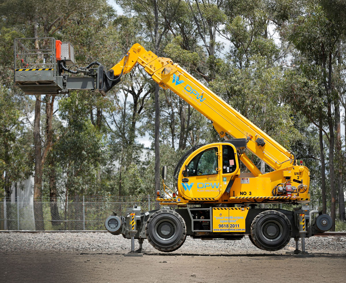 Hi Rail Telehandler Hire